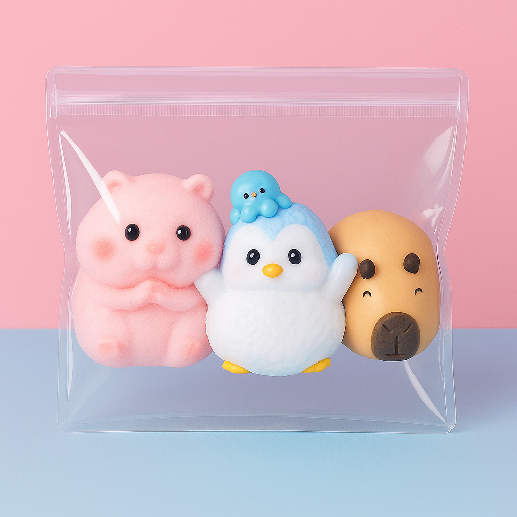🐹 Pack Chill Animals (3 Squishys)
